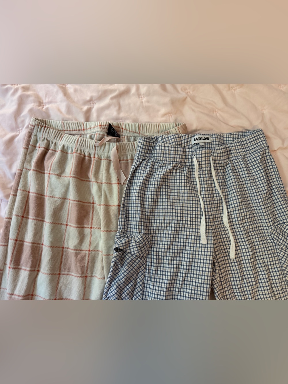 Blue Check & Pink Plaid Lounge Pants Bundle